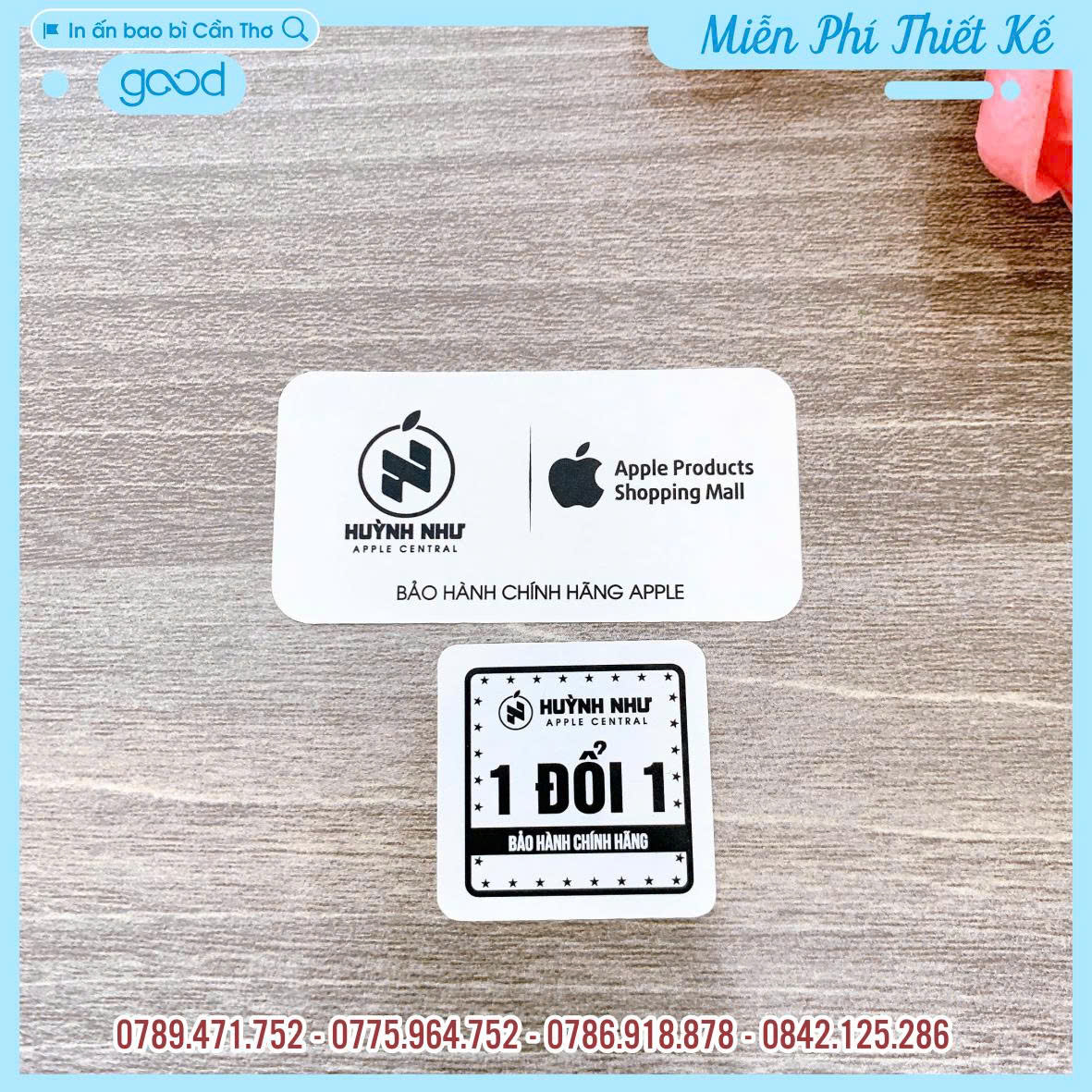 IN TEM BẢO HÀNH ĐIỆN THOẠI